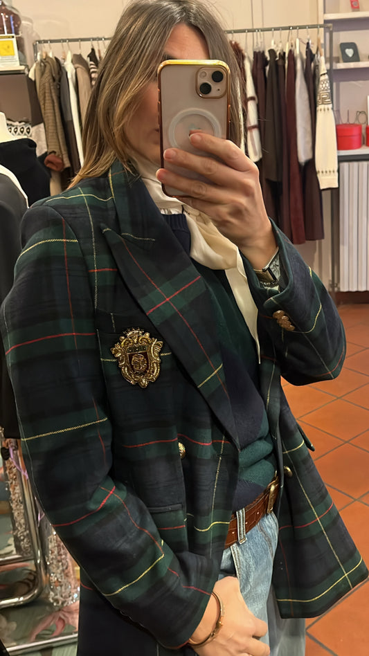 Giacca tartan